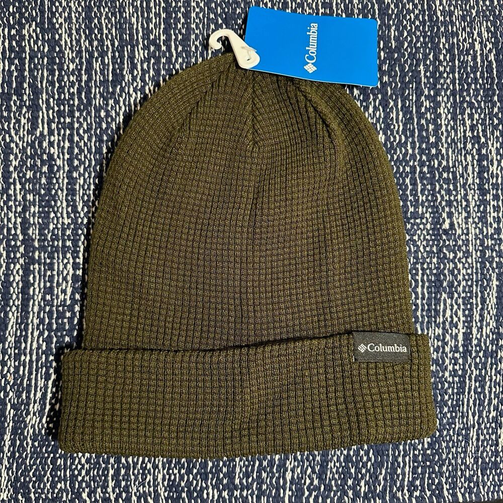 Military Green Columbia Beanie